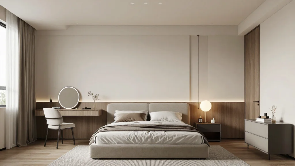 Bedroom after transformation