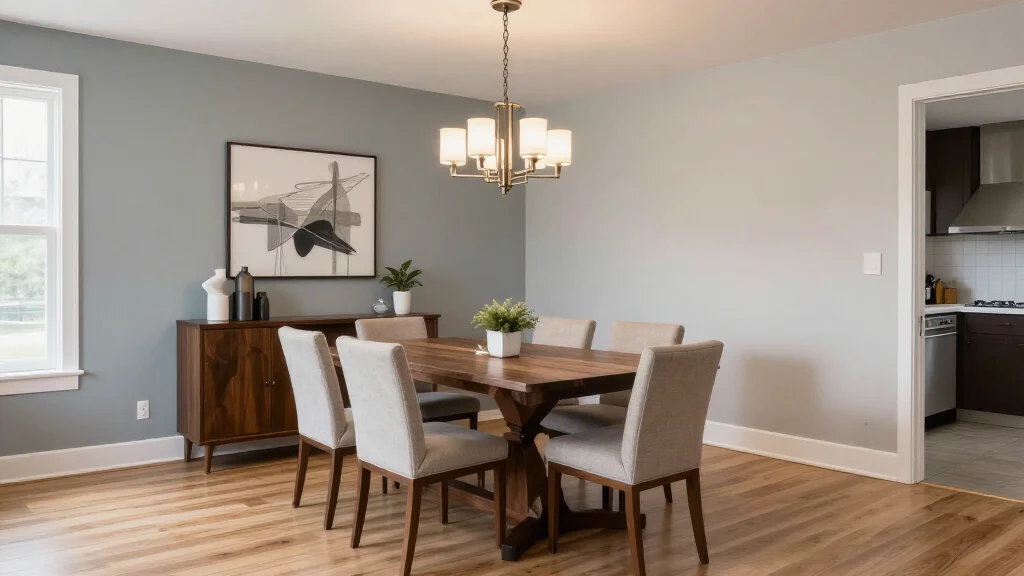 Dining room after redesign