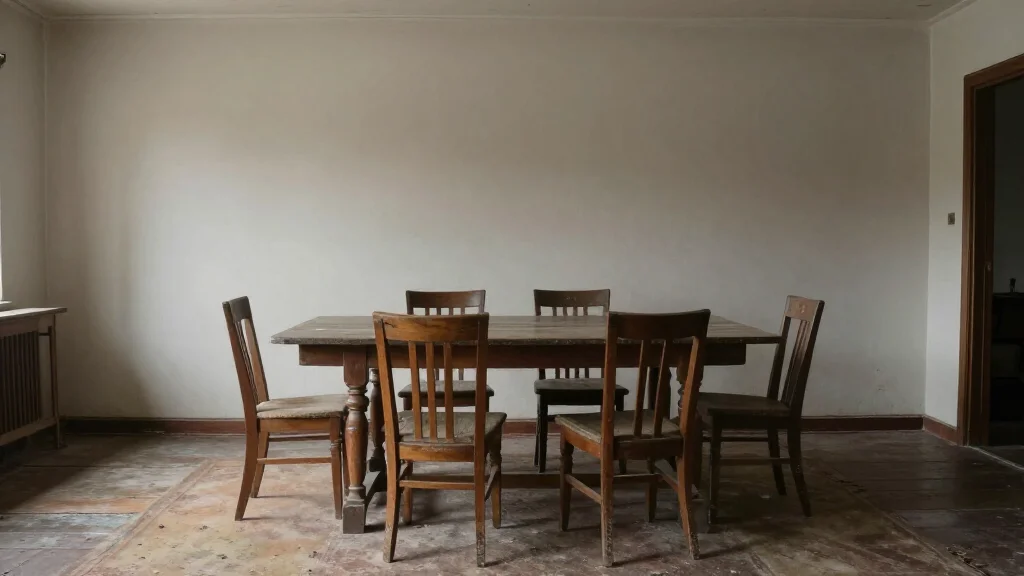 Dining room before redesign