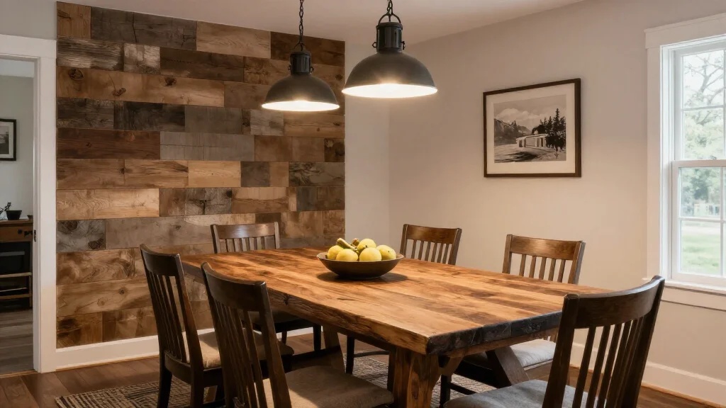 Farmhouse dining room design example
