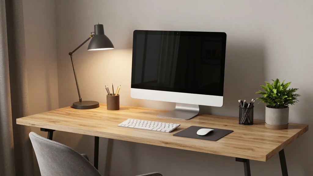 Home office after transformation