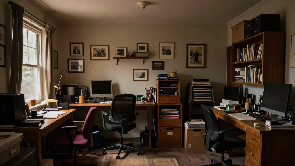 Home office before redesign