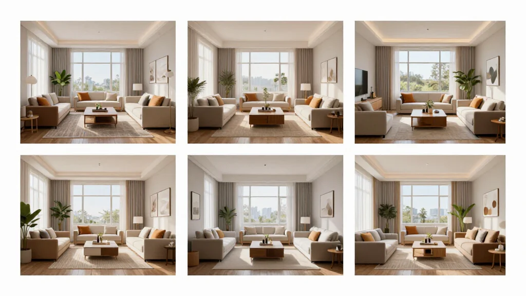 AI room design before and after transformation