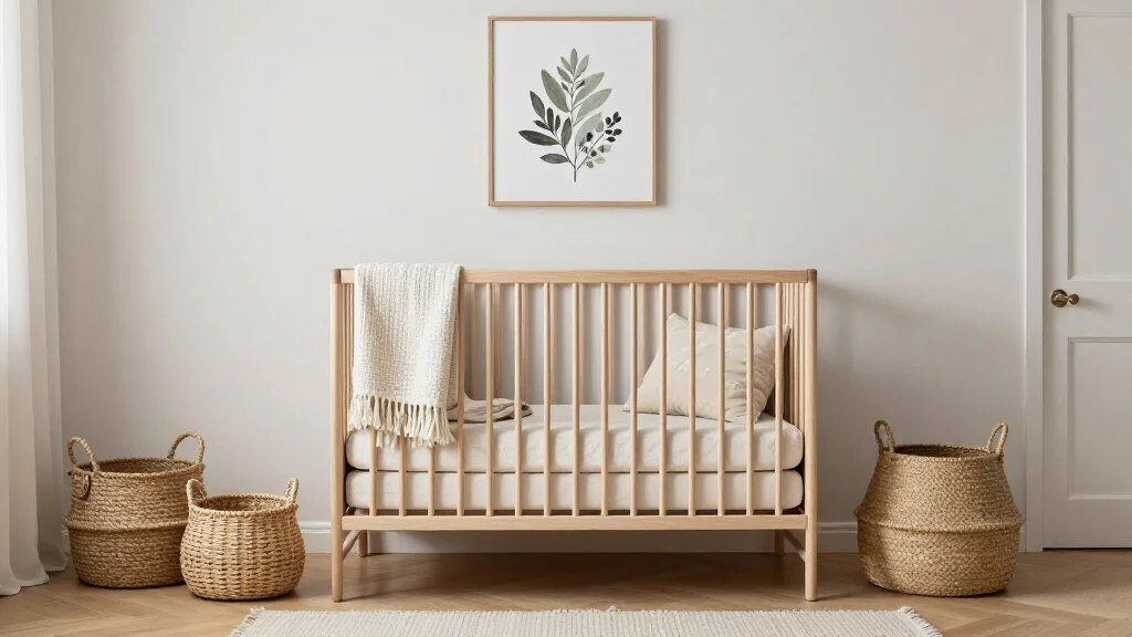 Gender-neutral Scandinavian nursery example