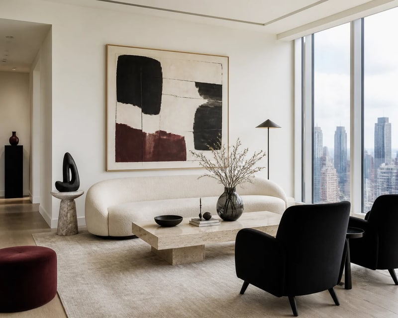 Art Collector Living Room