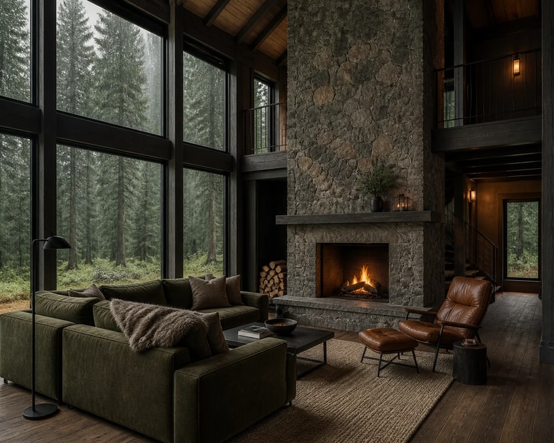 Forest Cabin Living Room