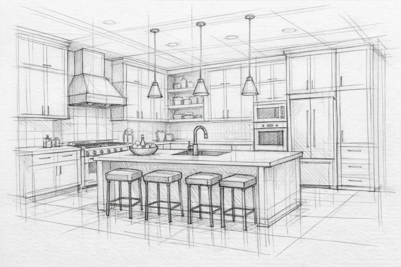 Architectural sketch